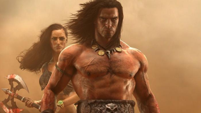 Screenshot of Conan Exiles using Granite SDK texture streaming