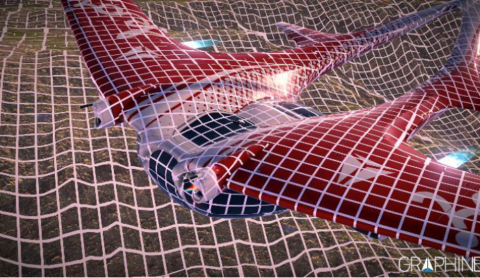 Granite SDK tile based streaming on 3D scene with glider and large terrain